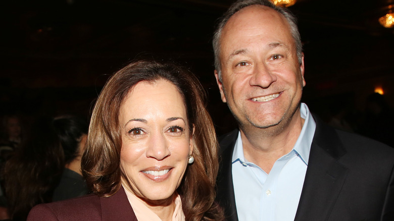 Kamala Harris and Doug Emhoff smiling