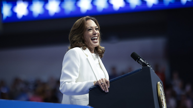 Kamala Harris laughing