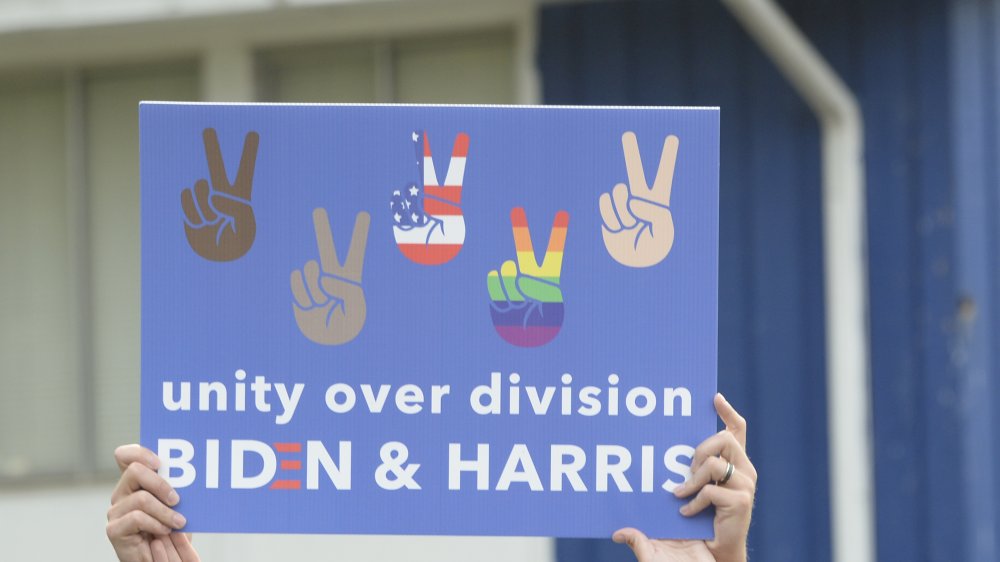 Unity campaign sign