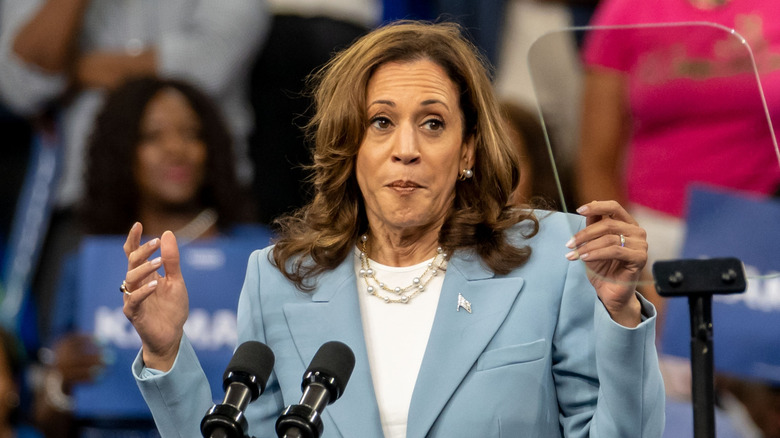 Kamala Harris speaking