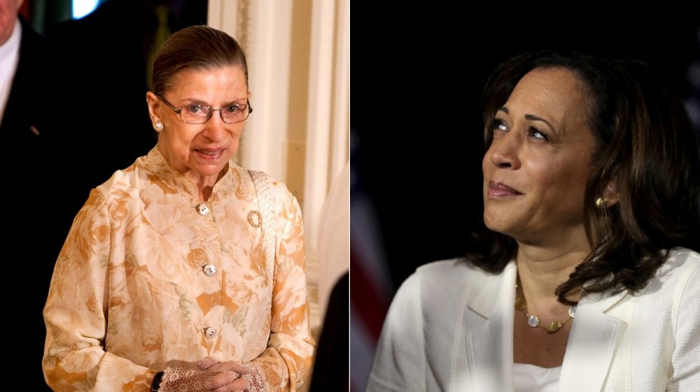 Ruth Bader Ginsburg and Kamala Harris