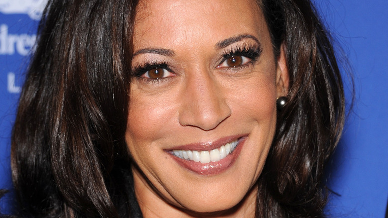 Kamala Harris smiling at an event