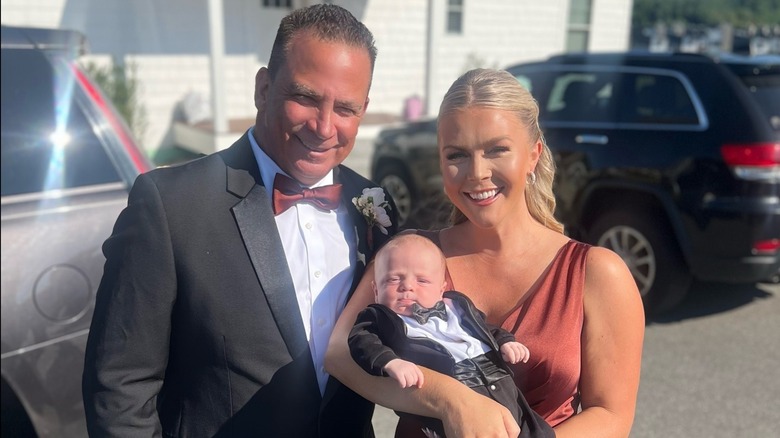 Nicholas Riccio and Karoline Leavitt at a friend's wedding