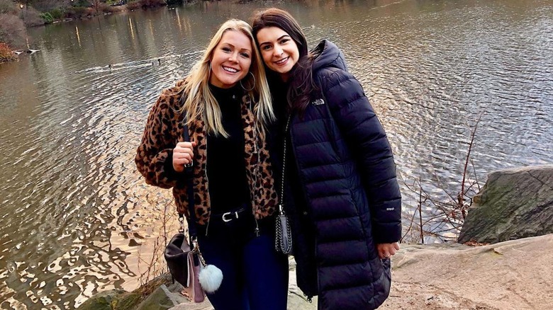 Karoline Leavitt posing with friend