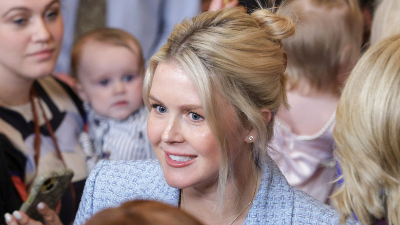 Karoline Leavitt grinning