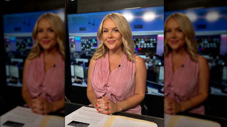 Karoline Leavitt before appearing on "Hannity"