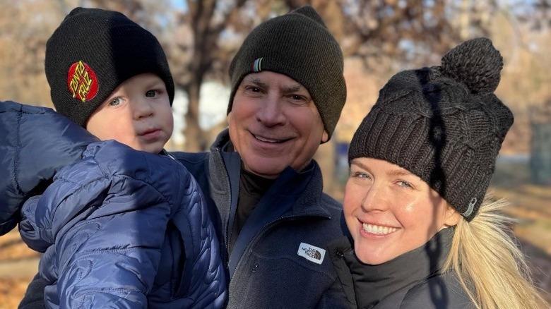 Niko Riccio, Nicholas Riccio, and Karoline Leavitt pose together for a photo on Instagram (2025)