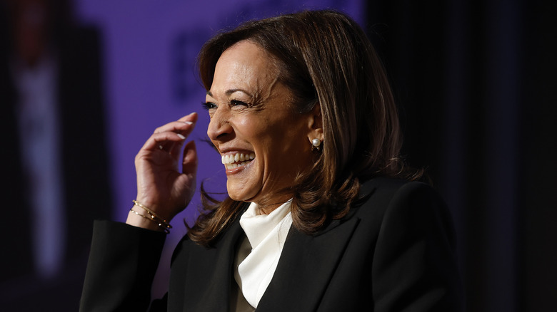 Kamala Harris laughing
