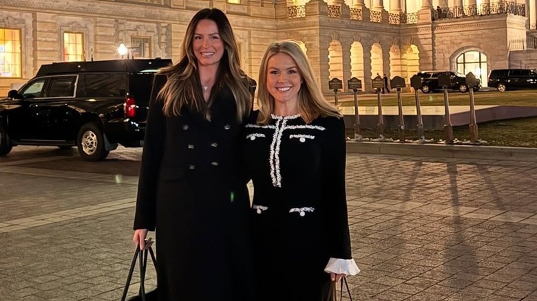 Margo Martin and Karoline Leavitt smiling