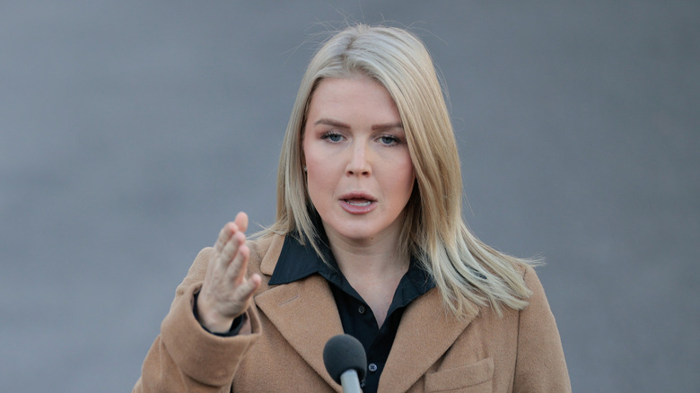 Karoline Leavitt speaking