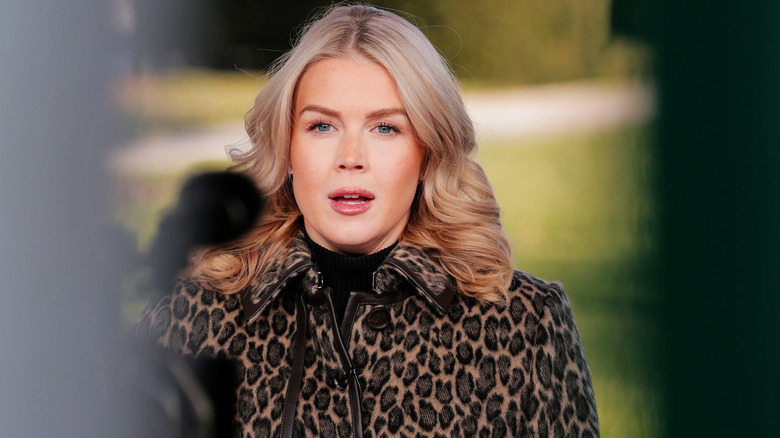 Karoline Leavitt speaking in an interview