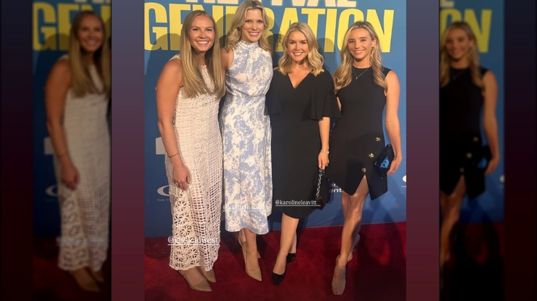 Karoline Leavitt posing with friends