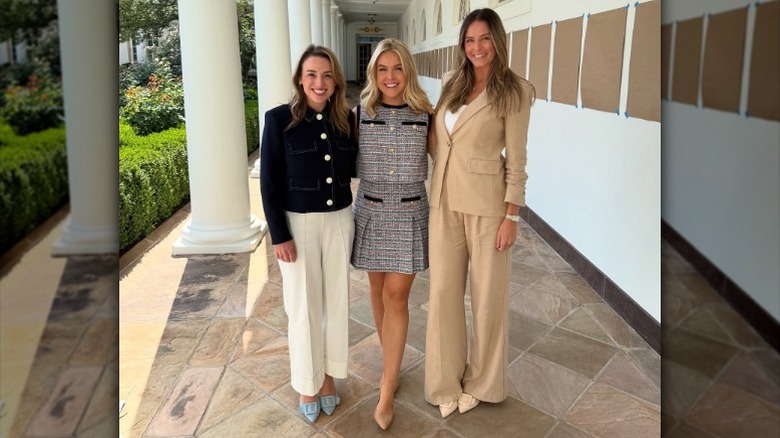 Meghan Bauer, Karoline Leavitt, and Margo Martin pose together