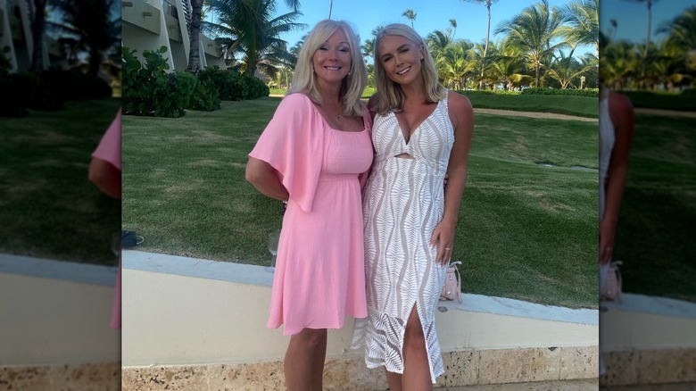 Erin and Karoline Leavitt smiling