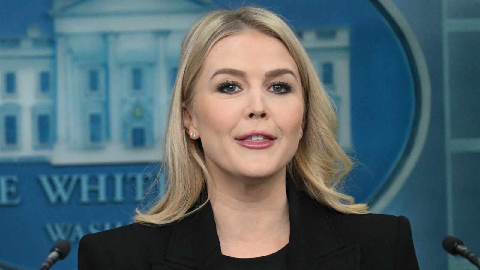 Karoline Leavitt's Makeup Blunder In Latest Press Briefing Screams Kimberly  Guilfoyle