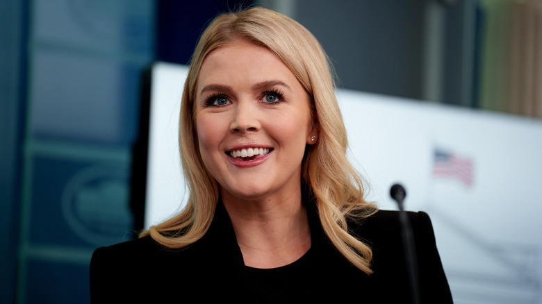 Karoline Leavitt smiling