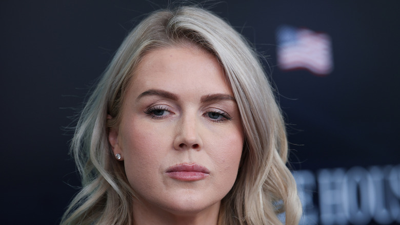 Karoline Leavitt in the White House briefing room