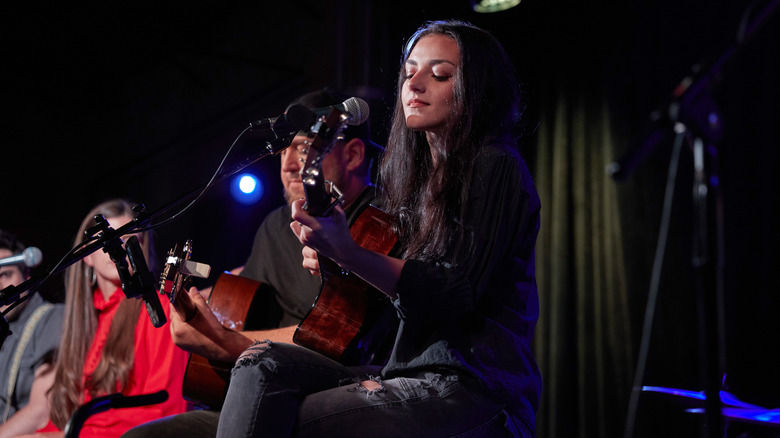 Alexis Wilkins performs at Timmy Brown & Friends LIVE at 3rd & Lindsley on May 25, 2021 in Nashville, Tennessee