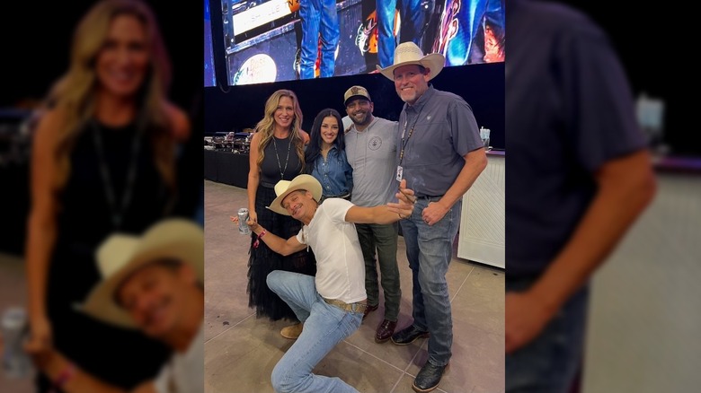 Alexis Wilkins, Kash Patel, and Kid Rock hanging out.