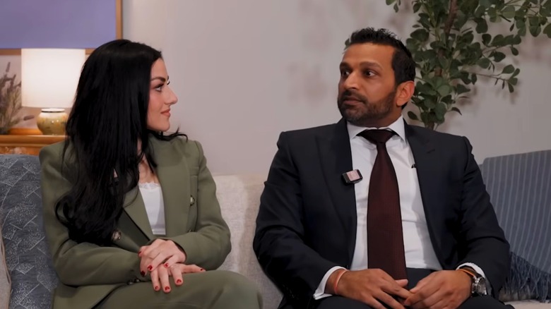 A screenshot of the Kaite Miller Pod Podcast episode that featured Kash Patel and his girlfriend