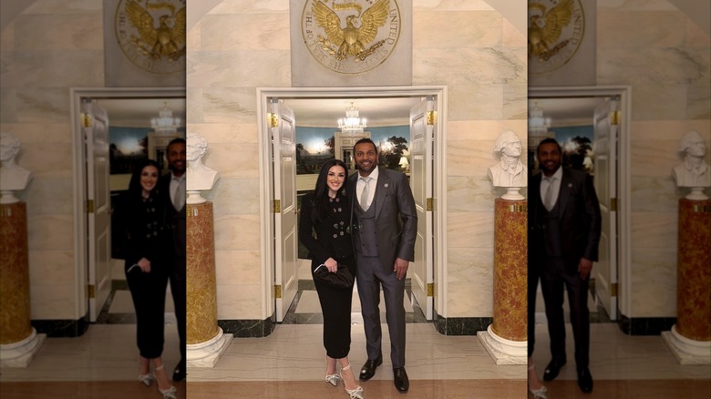 Photo of Kash Patel and girlfriend