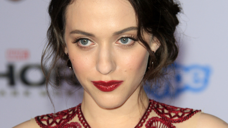 Kat Dennings in red in 2013