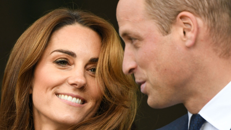 Prince William and Kate Middleton at an event