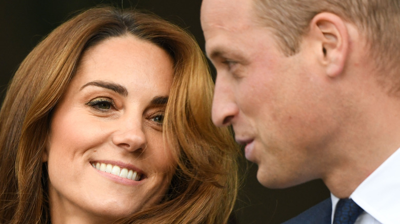 Prince William and Kate Middleton smiling