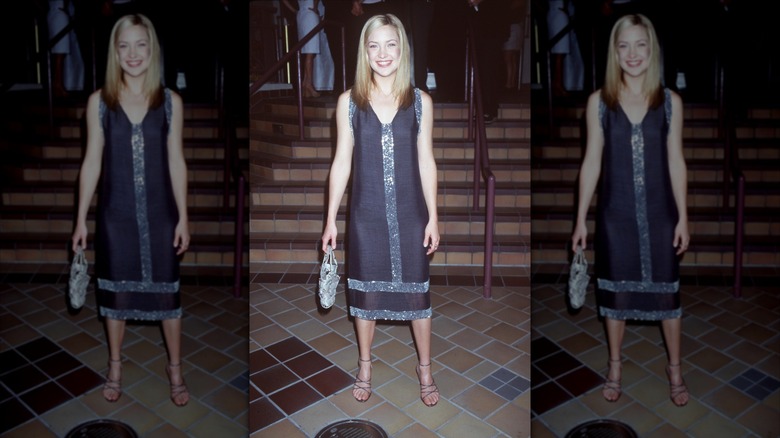 Kate Hudson in a blue dress