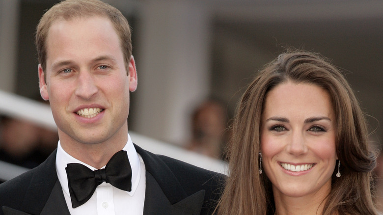 Prince William and Kate Middleton at an event.