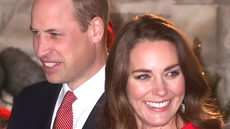 Prince William and Kate Middleton standing next to each other