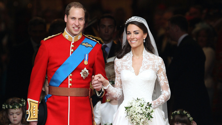 Kate Middleton and Prince William wedding day