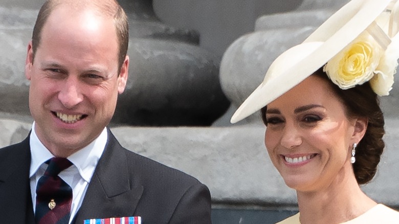 Kate Middleton and Prince William smiling