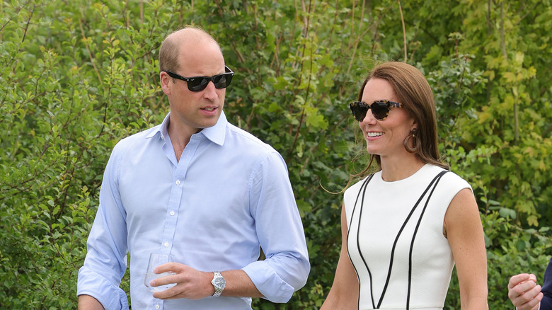 Kate Middleton and Prince William walking