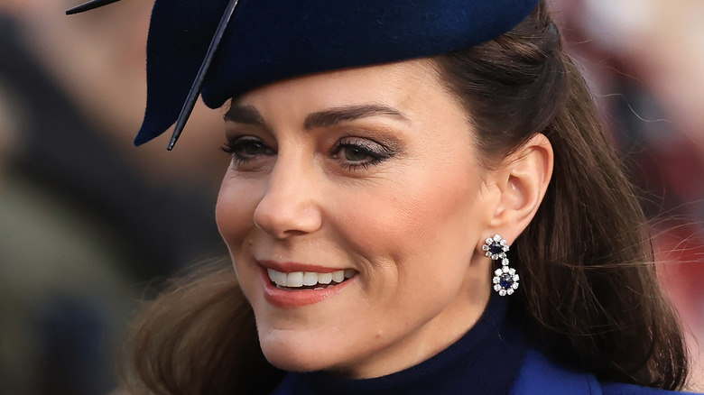 Kate Middleton smiling in close-up