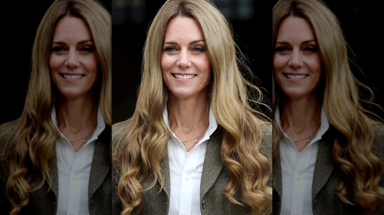 Princess Catherine sporting light blond locks in 2025