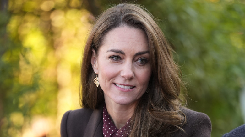 Kate Middleton looking thoughtful