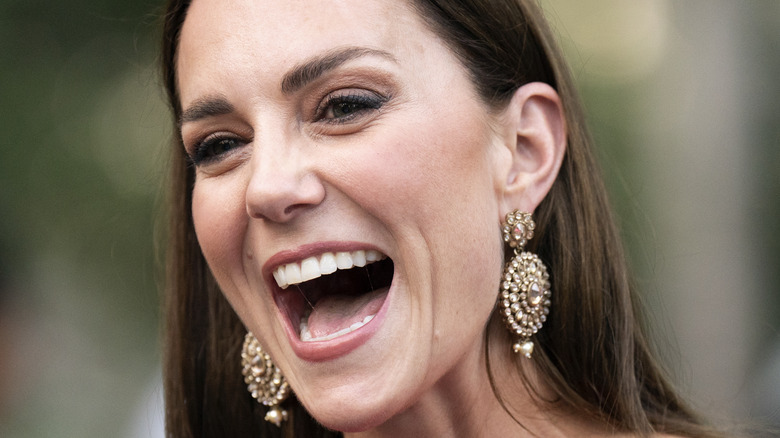 Kate Middleton laughing