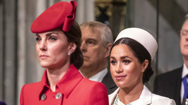 Kate Middleton & Meghan Markle in church together