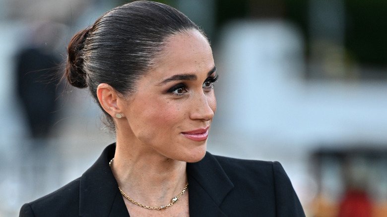 Meghan Markle looking business-like