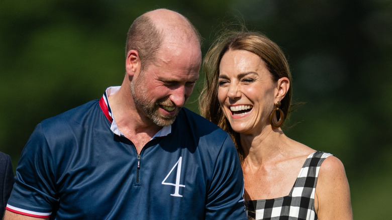 Kate Middleton and Prince William laughing