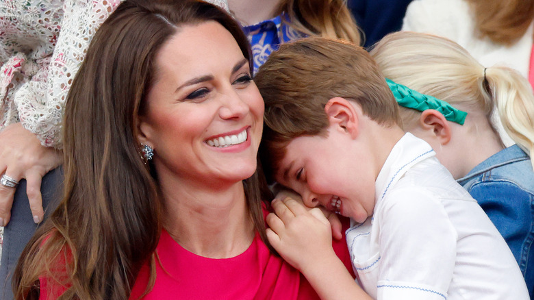 Kate Middleton and Prince Louis