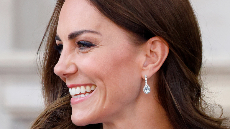Kate Middleton in profile