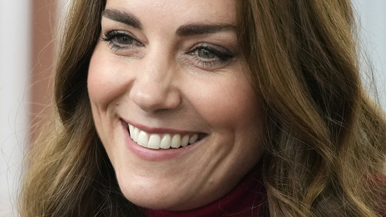 Kate Middleton with wide smile