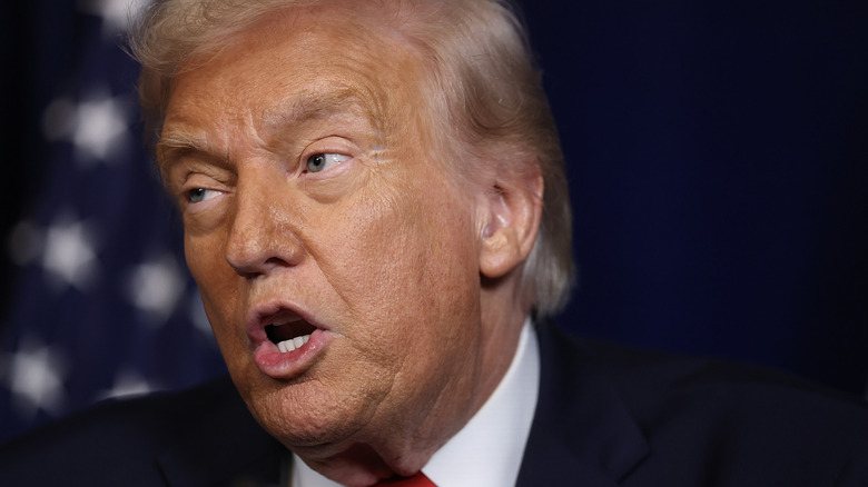 Donald Trump talking