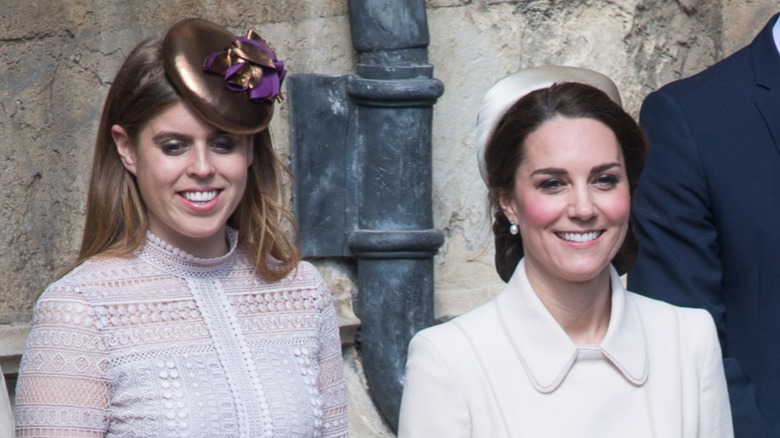 Princess Beatrice Kate Middleton smiling