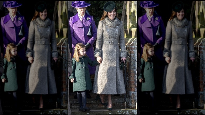 Kate Middleton, Princess Charlotte, Princess Anne