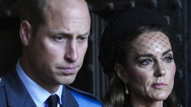 Kate Middleton at queen's procession 