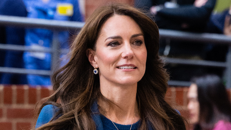 Kate Middleton looking thoughtful