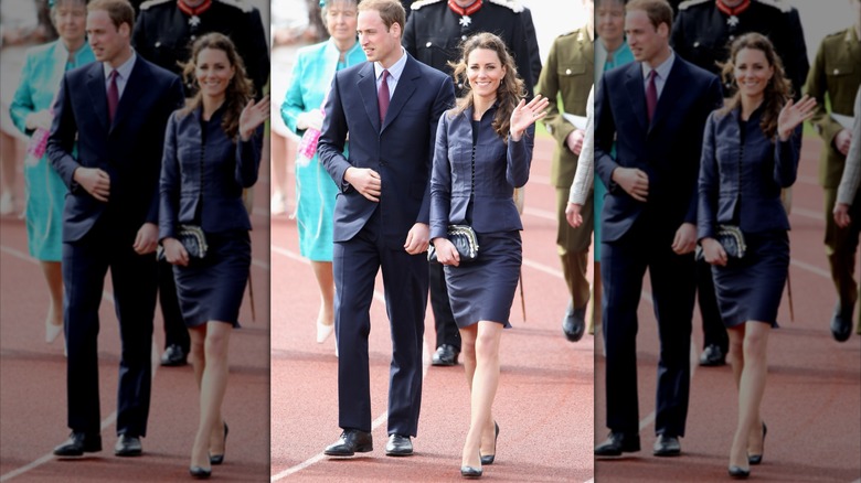 Prince William and Catherine Middleton visit Darwen in Lancashire on April 11, 2011